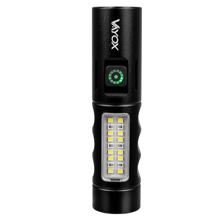 Wiederaufladbare LED-Taschenlampe Classic 5W 250lm Handheld Power LED + SMD VA0184 VAYOX