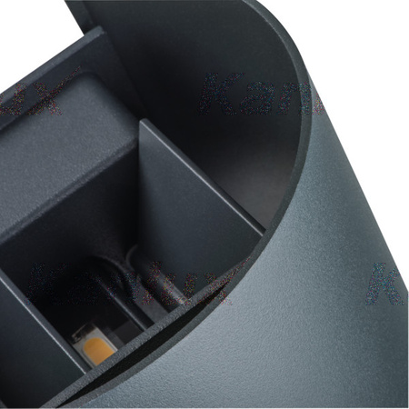 LED-Steigungsleuchte REKA Graphit UP AND DOWN 7W 380lm 4000K Neutral IP54 Kanlux