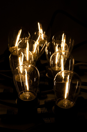 Outdoor Garten Girlande Lichterkette 10m 10xE27 LED 1,3W Kobi