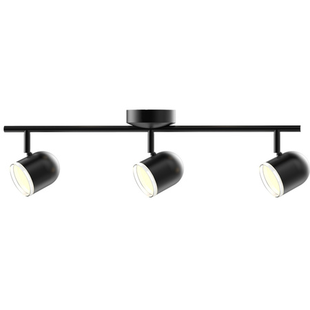 Decken-/Wandleuchte verstellbar 12,6W LED RAWI 3 schwarz 3000K GOLDLUX (Polux)