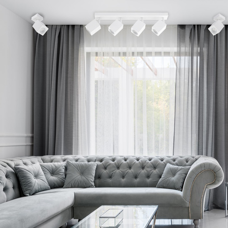 Spotlight Deckenleuchte 4xGU10 QUANTUS Beam Bar Weiß