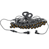 LED Außen-Lichterkette 30x E27, Garten Lichterkette 15m MALUS LUMILED