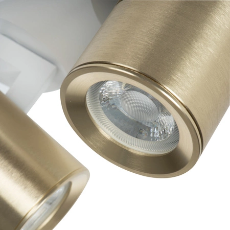 Deckenleuchte Reflektor GU10 Verstellbar Rund Weiß Gold Laurin Kanlux