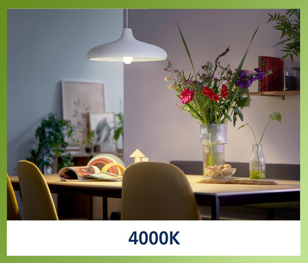 E27 A60 LED Lampen 5,2 W = 75 W, 1095 lm, 4000 K, neutrales Filament, PHILIPS, ultraeffizient