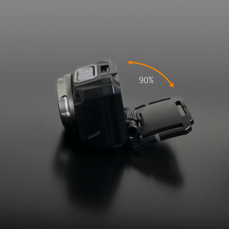 Wiederaufladbare LED-Stirnlampe 5W 5000lm 7 Modi USB-C Bewegungssensor Wasserdicht IP65 Videx