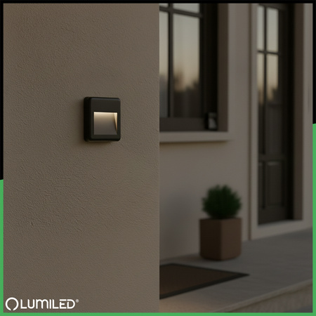 Außen Garten Treppe Wandleuchte CCT 3000-6500K LED 4W IP65 VIREO LUMILED