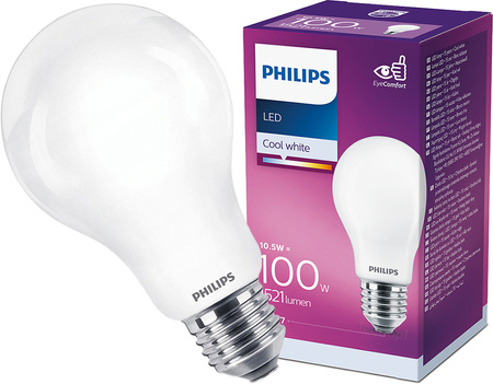 E27 A60 LED Lampen 10,5 W = 100 W, 1521 lm, 4000 K Neutral 300° PHILIPS Classic