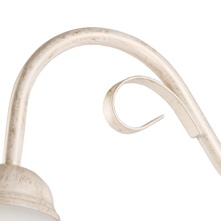 Wandleuchte ADELLE E27 Weiß Klassisch KM-1.6 Lamkur