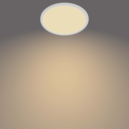 LED-Deckenleuchte SUPERSLIM 15W 2700K 25cm IP44 Dimmbar Weiß PHILIPS