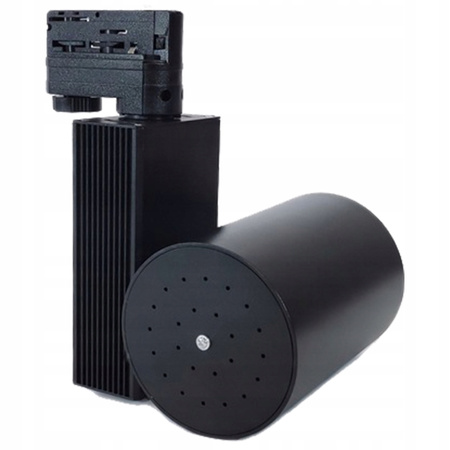 LED-Schienenleuchte 30W 3000K für 3-Phasen-Schienen Schwarz