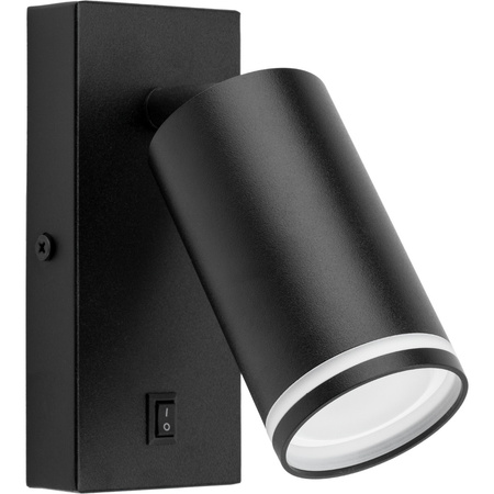 GU10 RING Wandleuchte mit schwarzem Schalter