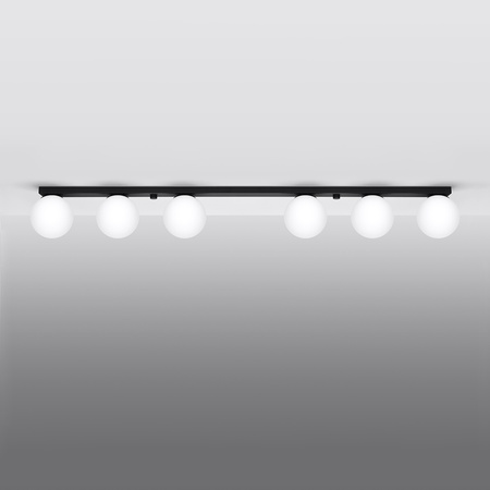 YOLI 6 6xG9 Schwarz Modern SOLLUX Deckenleuchte