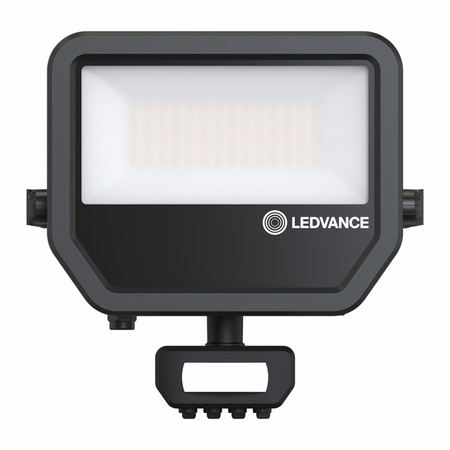 LED-Flutlicht 41W 5500lm 3000K IP65 Schwarz mit Bewegungssensor LEDVANCE Flutlicht