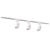 Stromschienen-Kit 1-Phasen-Schiene + 3x GU10 Reflektor Weiß MARIBEL Sanico Goldlux