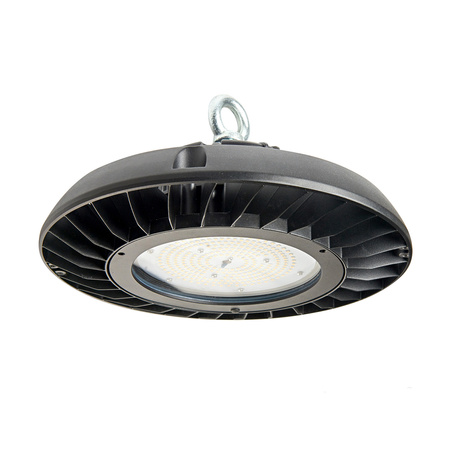 Hohe Bucht LED Industrieleuchte 200W 28000lm 4000K Neutral Schwarz IP65 IK07 Neo Pro Kobi