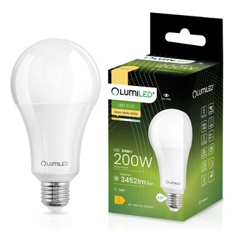 LED Lampen E27, Glühbirne A95 24W = 200W 3452lm 260° 3000K warm LUMILED