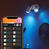 Philips HUE Weiß und Farbe Ambiance Fugato Lampe 2x4.2W Bluetooth Zigbee