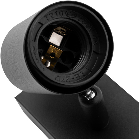 LED Spot E27 GLASA Schwarz Lumiled Wandleuchte