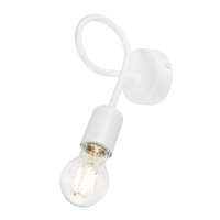 Wandleuchte CAMILLA E27 Weiß Loft Wandleuchte KM-1.79 Lamkur