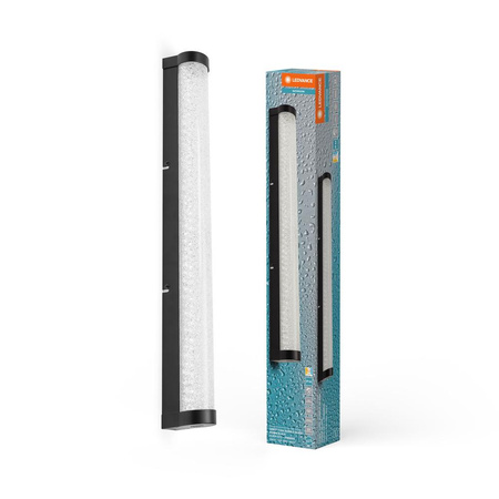 Badezimmerlampe LED Wandlampe über Spiegel Dimmbar 12W 1100lm CCT Schwarz IP44 60cm Obris Ledvance