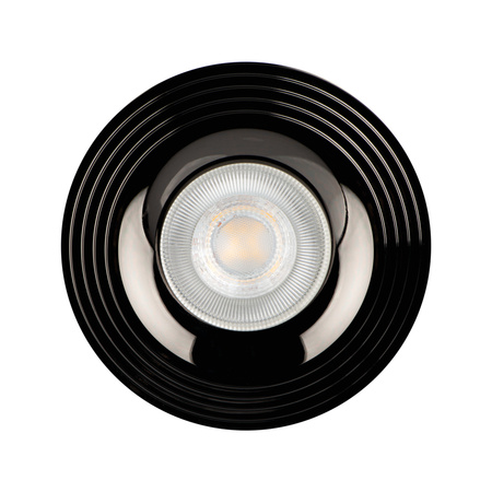 LIGLO DSO GU10/GU5.3 Circular Black KANLUX Deckeneinbauleuchte