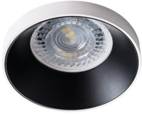 SIMEN MR16 GU10Weiße und schwarze Halogen-Deckenleuchte Kanlux