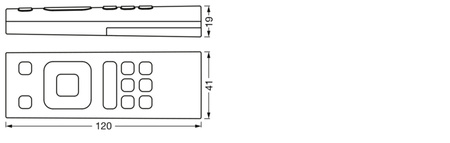 Fernbedienung RGB CCT Farbsteuerung Dimmen SMART+ WIFI LEDVANCE