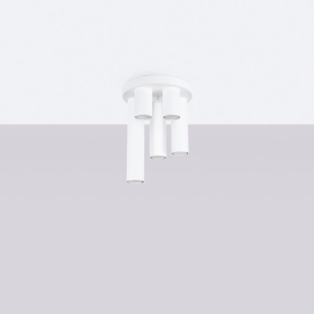 Decke Plafond Tuba Spot 5x GU10 Weiß Lagos Ocean Green SL.1465 Sollux