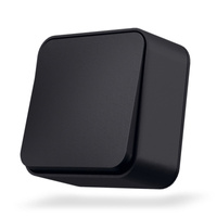 Lichtschalter 1fach 10A Aufputz Schwarz BINERA VIDEX