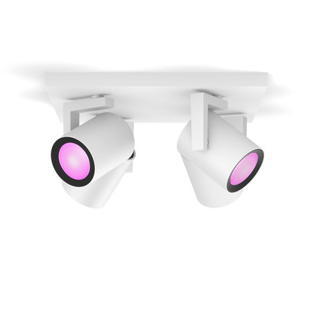 Philips HUE Weiß und Farbe Ambiance Lampe Argenta 4x4.2W Bluetooth Zigbee