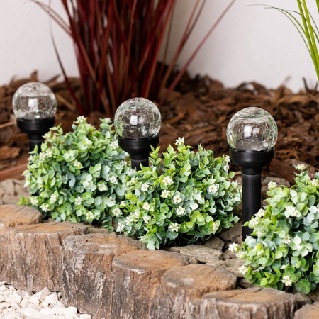 LED Solar Gartenlampe Drive 5500-6000K IP44 33cm Dämmerungssensor