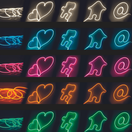 NEON Strip Flexibler LED Streifen 12V 17W Rosa IP65 12mm 2m