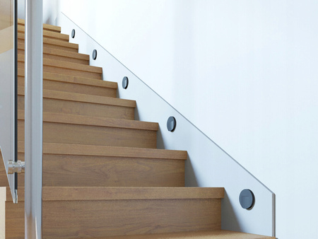 LED-Treppenleuchte Erinus O 0,8W 3000K Warmschwarz KANLUX