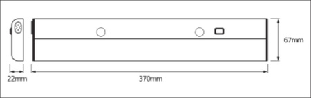 LinearLED Ledvance 6W 300lm 3000K Warm Silber LinearLED Beleuchtung Streifenlampe