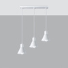 LED-Pendelleuchte TALEJA 3xE27 Weiß SOLLUX