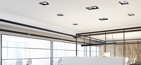 MOD PLUS Deckenleuchte 9404 Nowodvorski Schwarz GU10 Rahmenloser Spot Modern