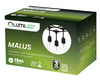 Garten Girlande Outdoor-Lichterkette 15m 30x E27 Glühbirnen 2W 3000K MALUS Lumiled