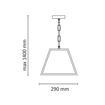 HÄNGELAMPE Deckenleuchter MADERA GOLDLUX (Polux) E27