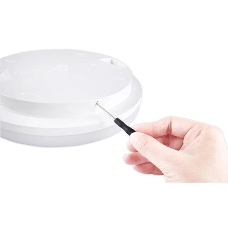 LED Decke Plafond Badezimmer Aufputz 18W 1880lm 4000K neutralweiß mit Bewegungsmelder Rund Weiß IP54 Minos Masterled