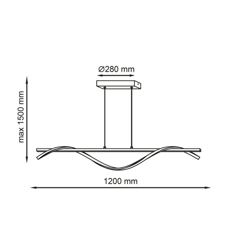 LED-Deckenleuchte 23W 3600lm 4000K Neutral Silber Rumba Sanico Goldlux