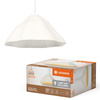 Dekorative Decke Pendelleuchte E27 Überhang Weiß Dekor Ledvance