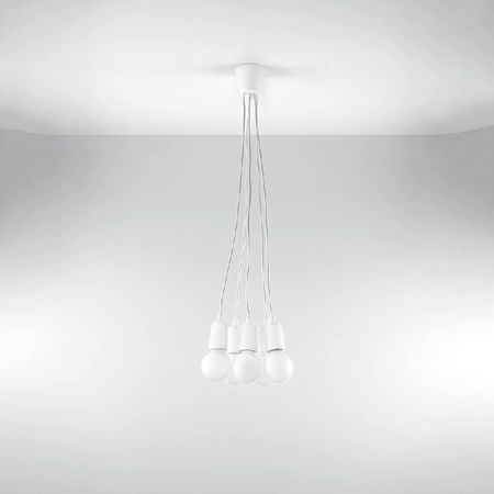 DIEGO LED-Pendelleuchte 5xE27 Ausleger Weiß SOLLUX