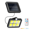 LED-Flutlicht Outdoor Solar 2W lm 6000K Kalt mit Bewegungs- und Dämmerungssensor IP44 Schwarz Prisma Kobi