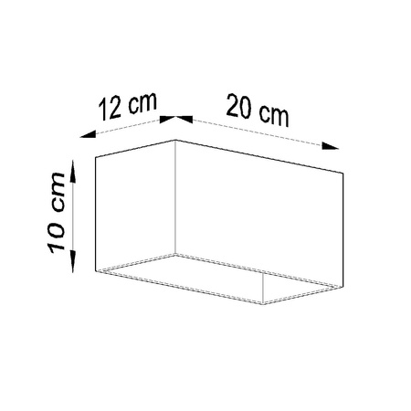 Wandleuchte QUAD MAXI 2xG9 Up-Down Rechteckig Minimalistisch Weiß SOLLUX