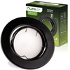 Einbaustrahler GU10, MR16 Einbauspot HALOGEN Runde beweglich Schwarz Blech AURELI LUMILED