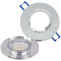 Flush-mounted GU10 Halogen Einbaustrahler Transparent Rund Kobi