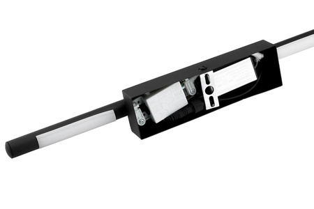 LED-Wandleuchte LUNA BLACK Metall 90cm moderner Stil IP54
