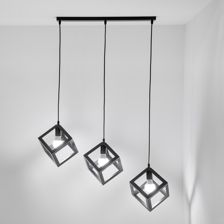 TALUS Decke Pendelleuchte Geometrischer Pendelwürfel für LED 3x E27 LUMILED