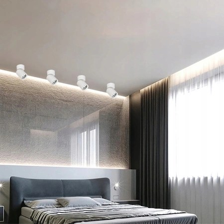 TIMO Decken-/Wandleuchte Reflektor bewegliche Halogenleuchte 1 xGU10 weißes LVT