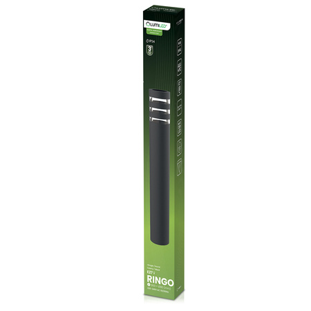 Garten Ständer E27 LED-Mast RINGO 80cm LUMILED